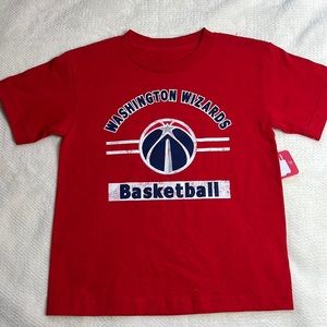 Washington Wizards Boys Basketball NBA Shirt Small NWT